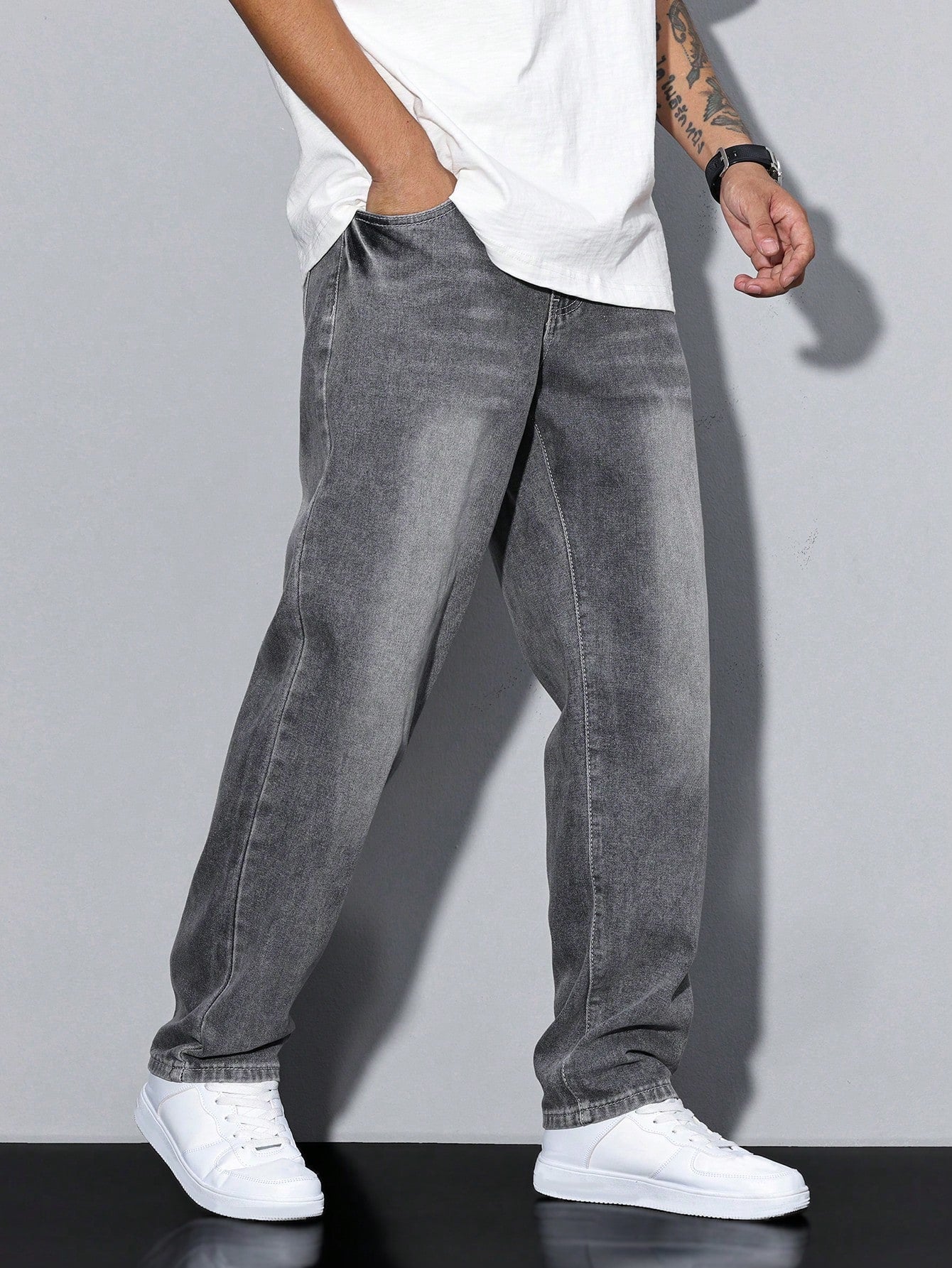 Daan | Jeans Herren mit Lockere Passform aus Hochwertiger Baumwollmischung | Bequeme und Stilvolle Jeans für Jeden Anlass 1