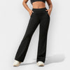 Damen Stretchhose High Waist Gerade Freizeit Komfort