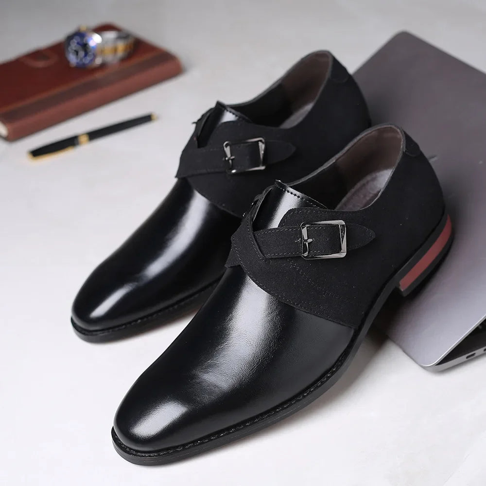 Damen Loafer aus veganem Leder mit Doppelschnallen im eleganten Design 4