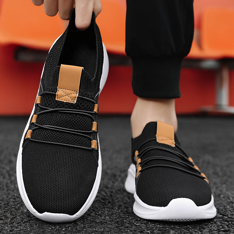 Strick-Sneaker Herren Slip-On Freizeit Leicht