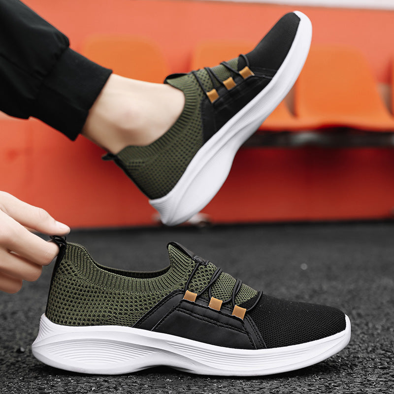 Strick-Sneaker Herren Slip-On Freizeit Leicht