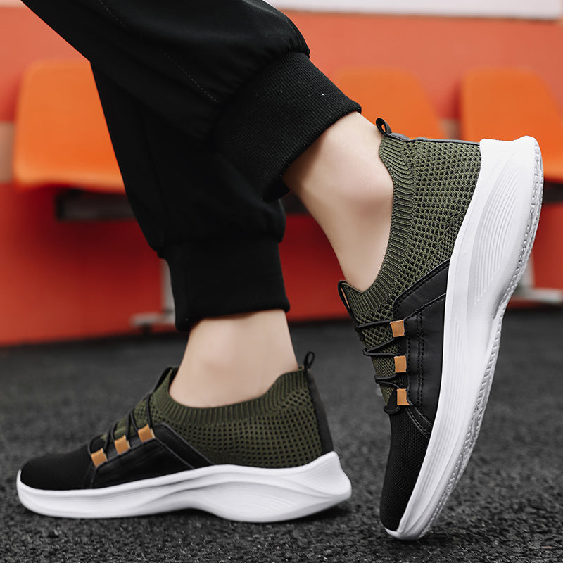 Strick-Sneaker Herren Slip-On Freizeit Leicht