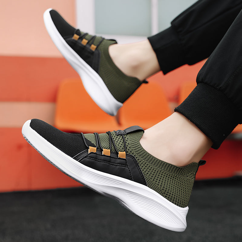 Strick-Sneaker Herren Slip-On Freizeit Leicht
