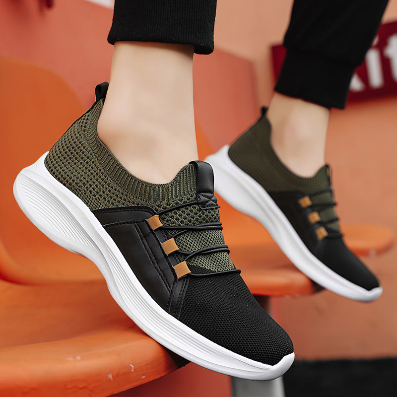 Strick-Sneaker Herren Slip-On Freizeit Leicht