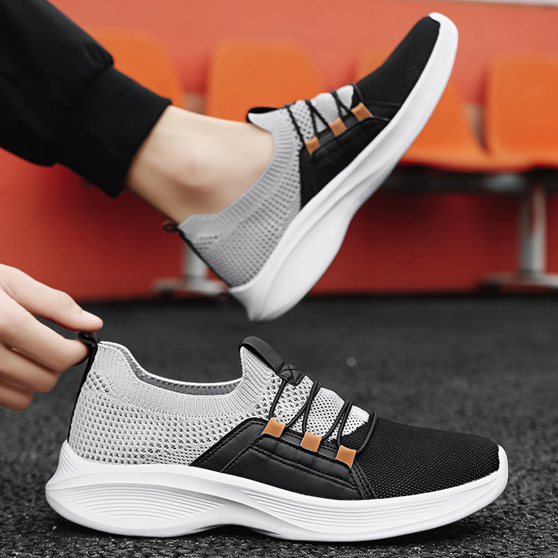 Strick-Sneaker Herren Slip-On Freizeit Leicht