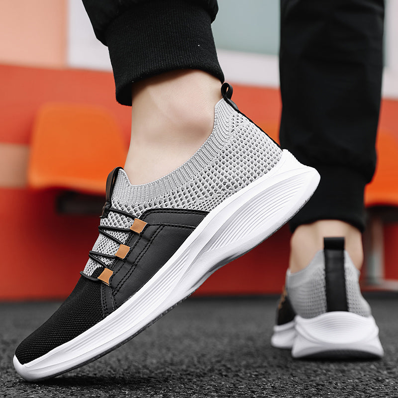 Strick-Sneaker Herren Slip-On Freizeit Leicht