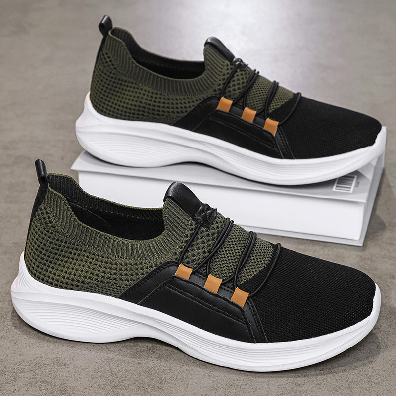 Strick-Sneaker Herren Slip-On Freizeit Leicht