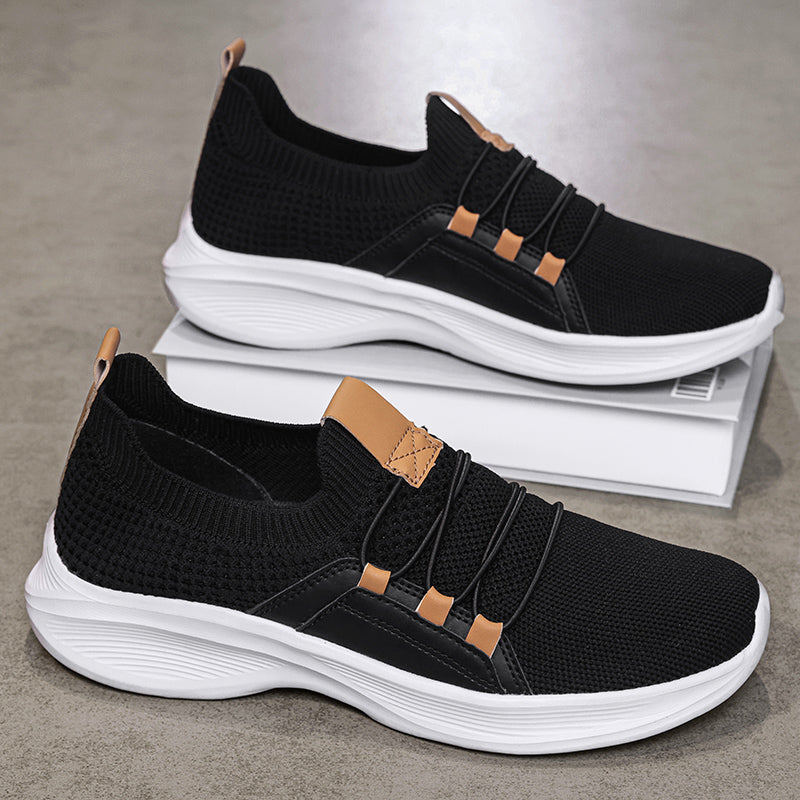 Strick-Sneaker Herren Slip-On Freizeit Leicht