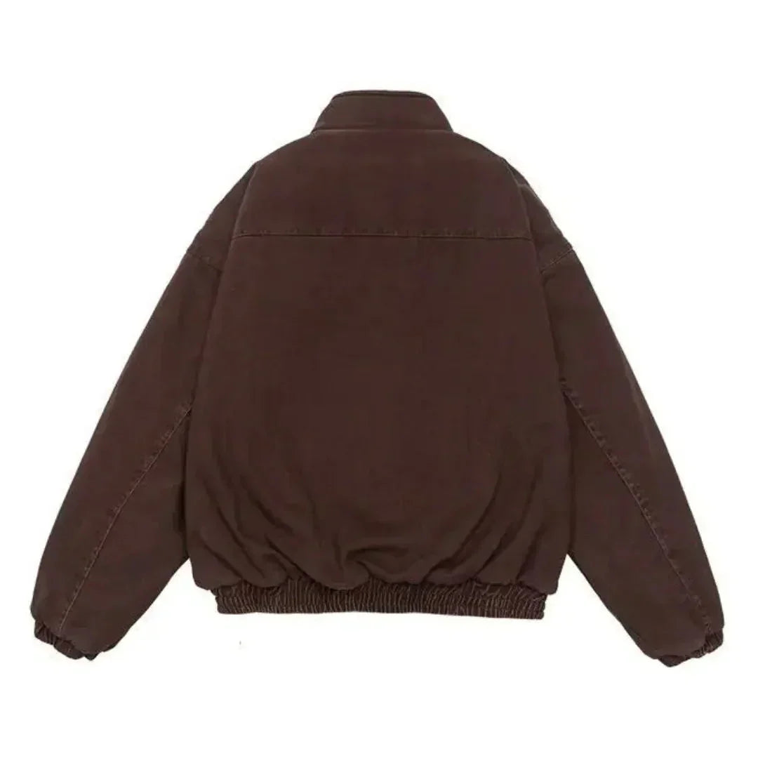 Herren Winterjacke Casual Regular Fit Freizeit mit Reißverschluss