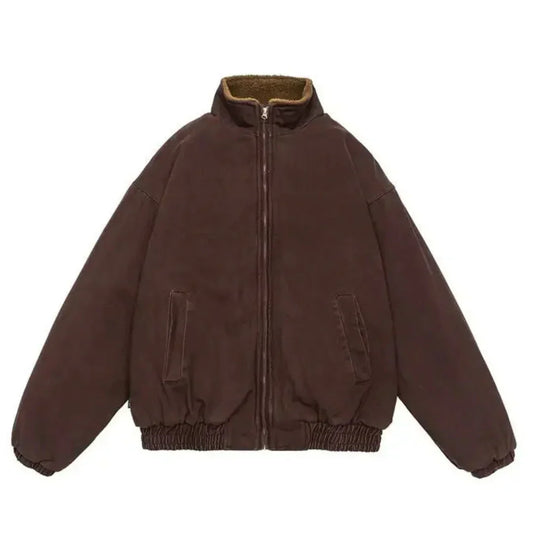 Herren Winterjacke Casual Regular Fit Freizeit mit Reißverschluss