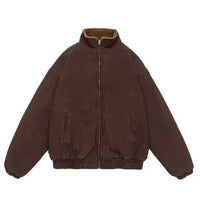 Herren Winterjacke Casual Regular Fit Freizeit mit Reißverschluss