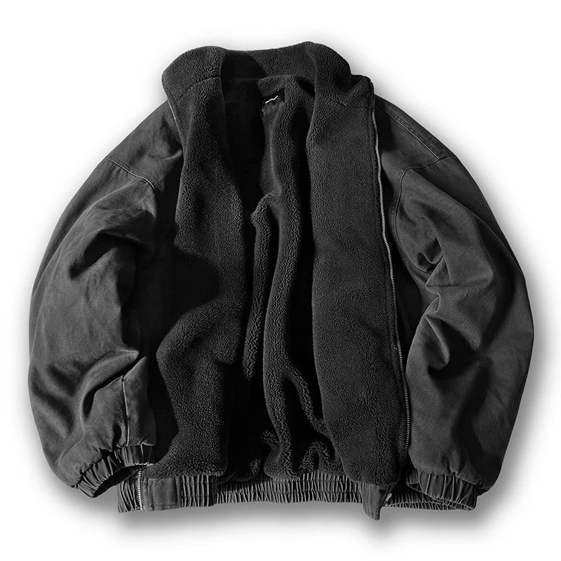 Herren Winterjacke Casual Regular Fit Freizeit mit Reißverschluss