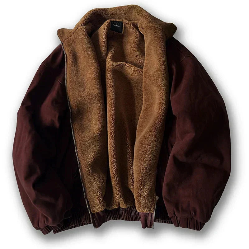 Herren Winterjacke Casual Regular Fit Freizeit mit Reißverschluss