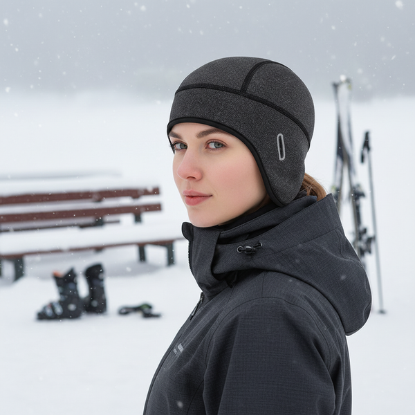 Wintermütze Damen Herren Unisex Elastisch Thermofutter Helmkompatibel