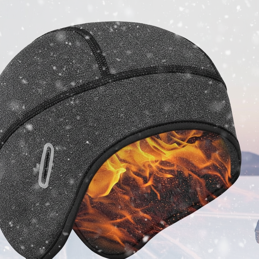 Wintermütze Damen Herren Unisex Elastisch Thermofutter Helmkompatibel