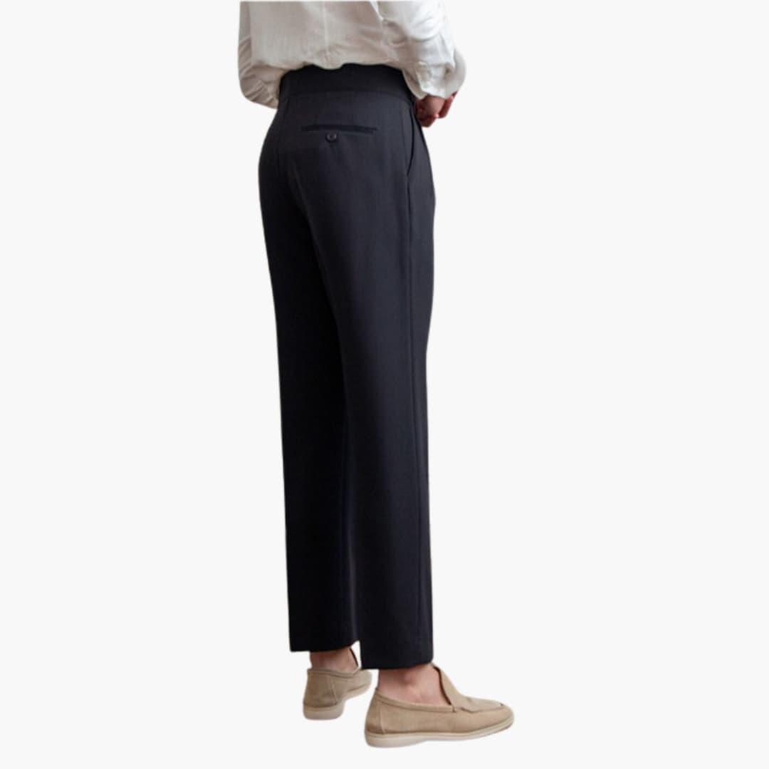 Elegante Herren-Faltenhose | Klassischer Schnitt mit Stilvollen Falten | Vielseitige Hose für Komfort und Eleganz 3