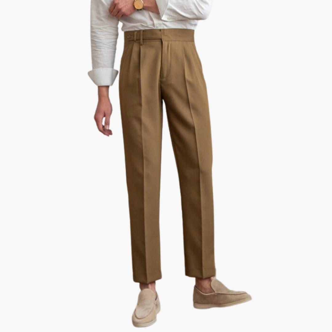 Elegante Herren-Faltenhose | Klassischer Schnitt mit Stilvollen Falten | Vielseitige Hose für Komfort und Eleganz 7