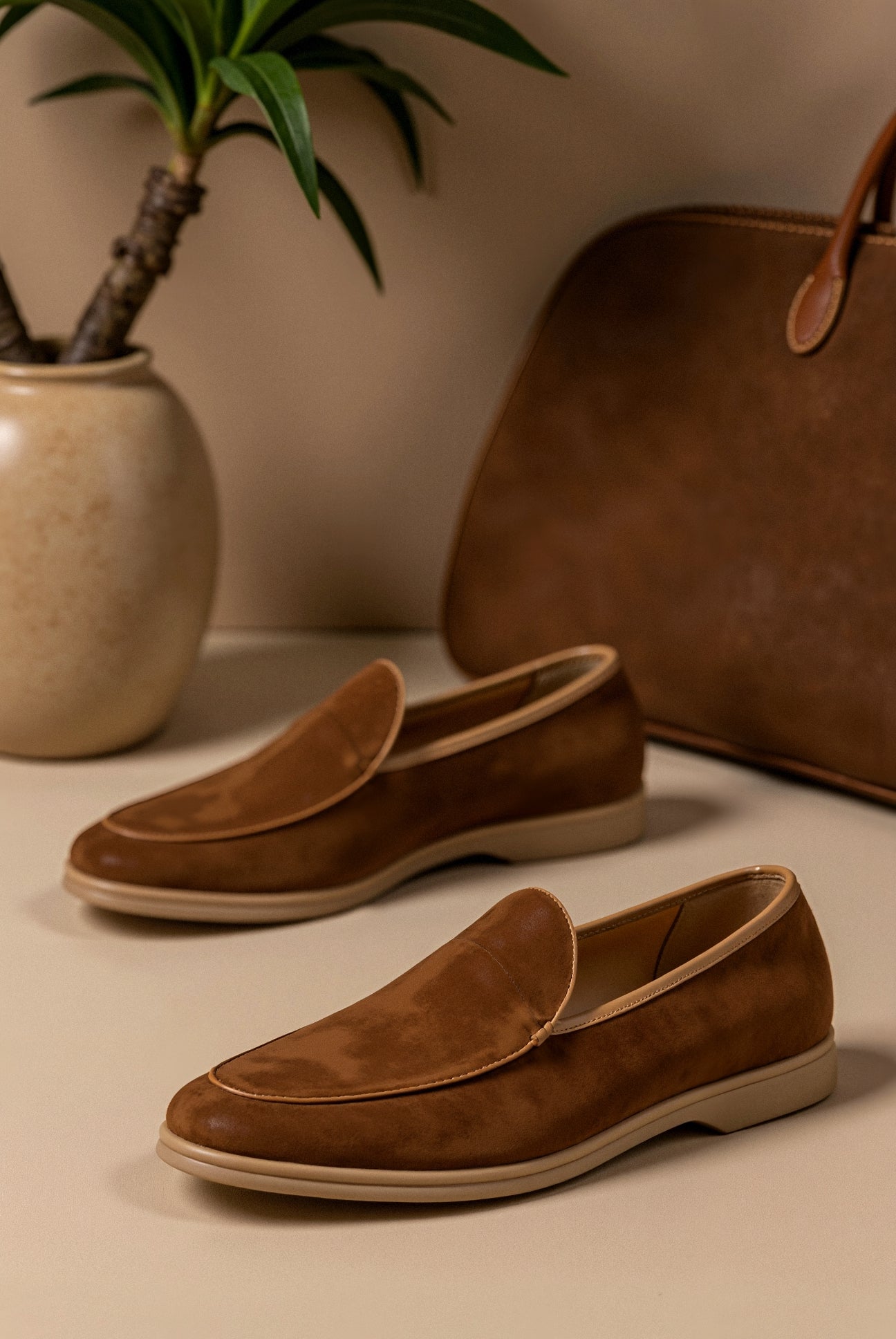 Elegante Loafer Damen | Hochwertige Wildleder-Optik mit Gepolsterter Innensohle | Bequeme Schuhe für Stil und Komfort 4