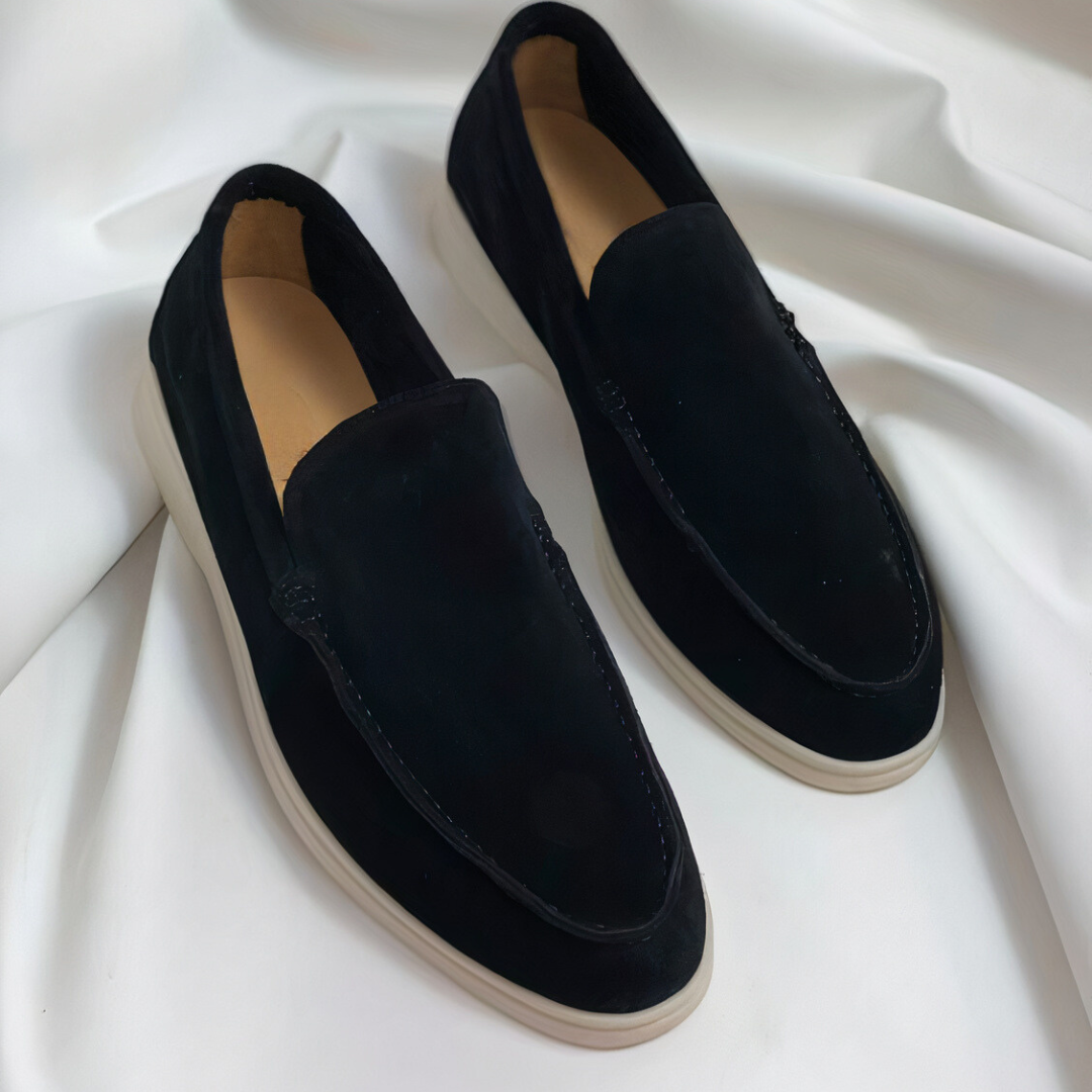 Elegante Loafer Damen | Premium-Leder Slipper mit Nostalgischem Design | Bequeme Schuhe für Stil und Komfort 1