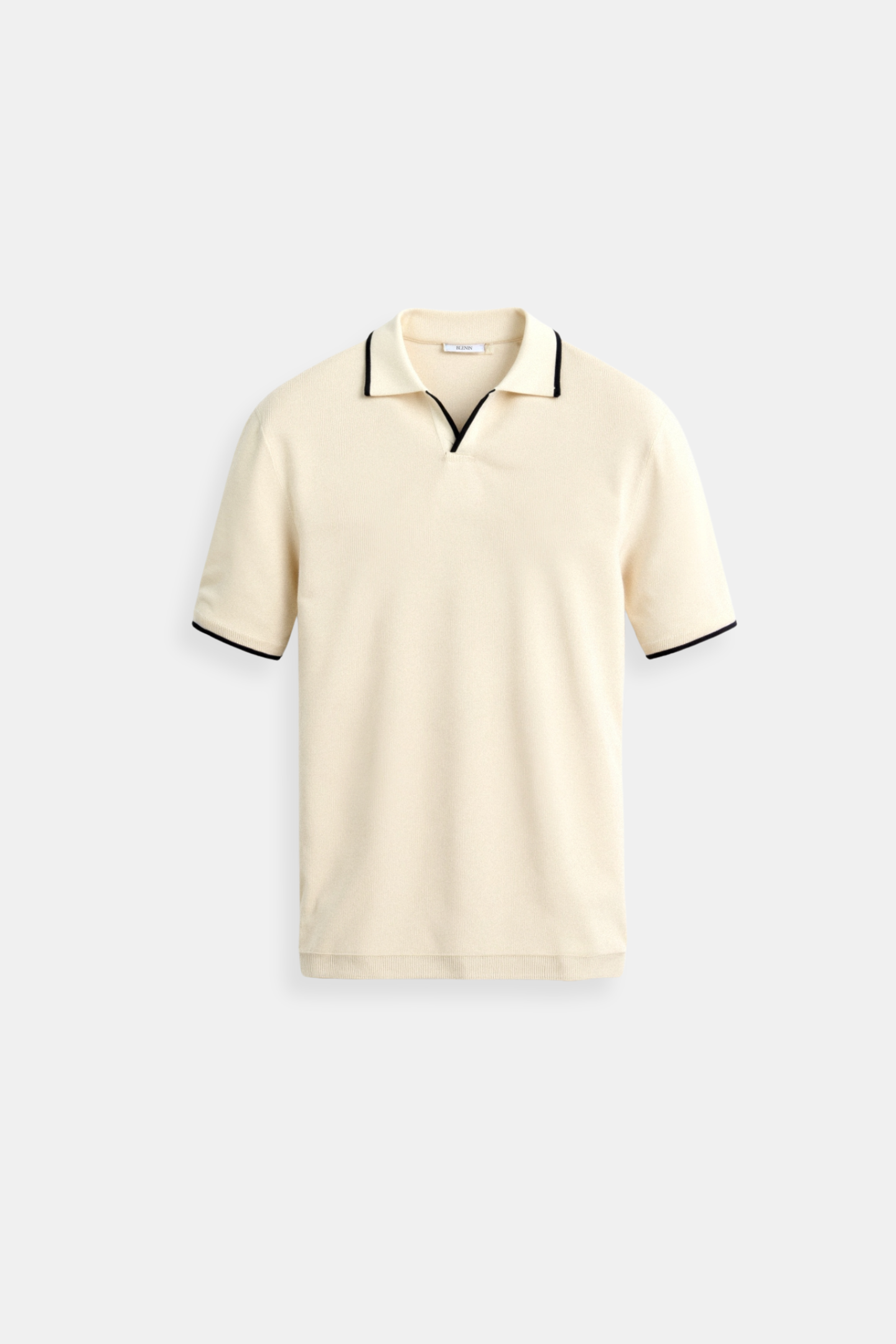 Elegantes Herren Poloshirt mit Kontrastdetails aus Baumwolle | Stilvolles Design für Business-Casual und Freizeit 0