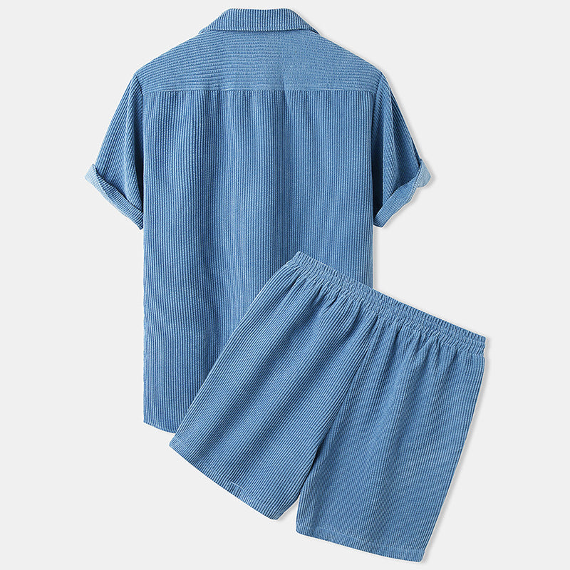 Elegantes Herren Set | Polo-Oberteil und Shorts mit Klassischem Bund | Bequeme Freizeitmode für Stil und Komfort 3