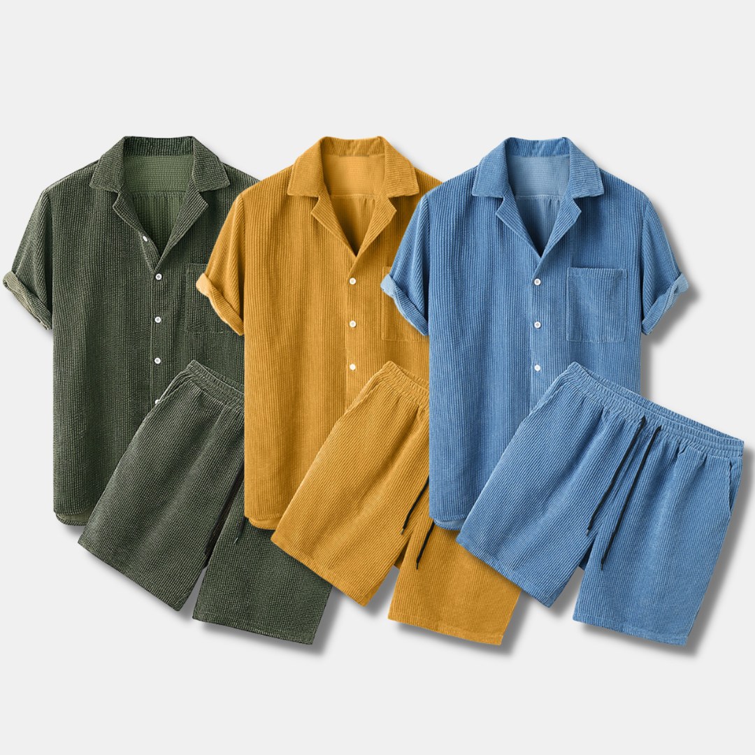 Elegantes Herren Set | Polo-Oberteil und Shorts mit Klassischem Bund | Bequeme Freizeitmode für Stil und Komfort 6