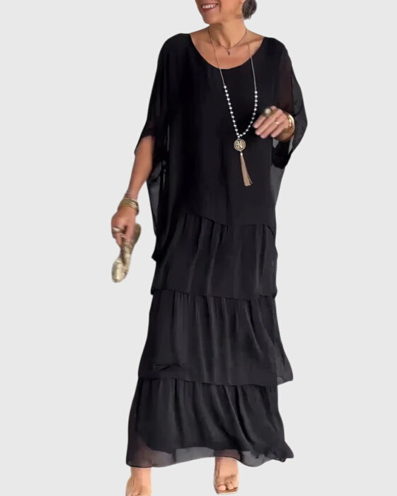 Maxikleid Damen Fließend Elegant Sommer Festlich