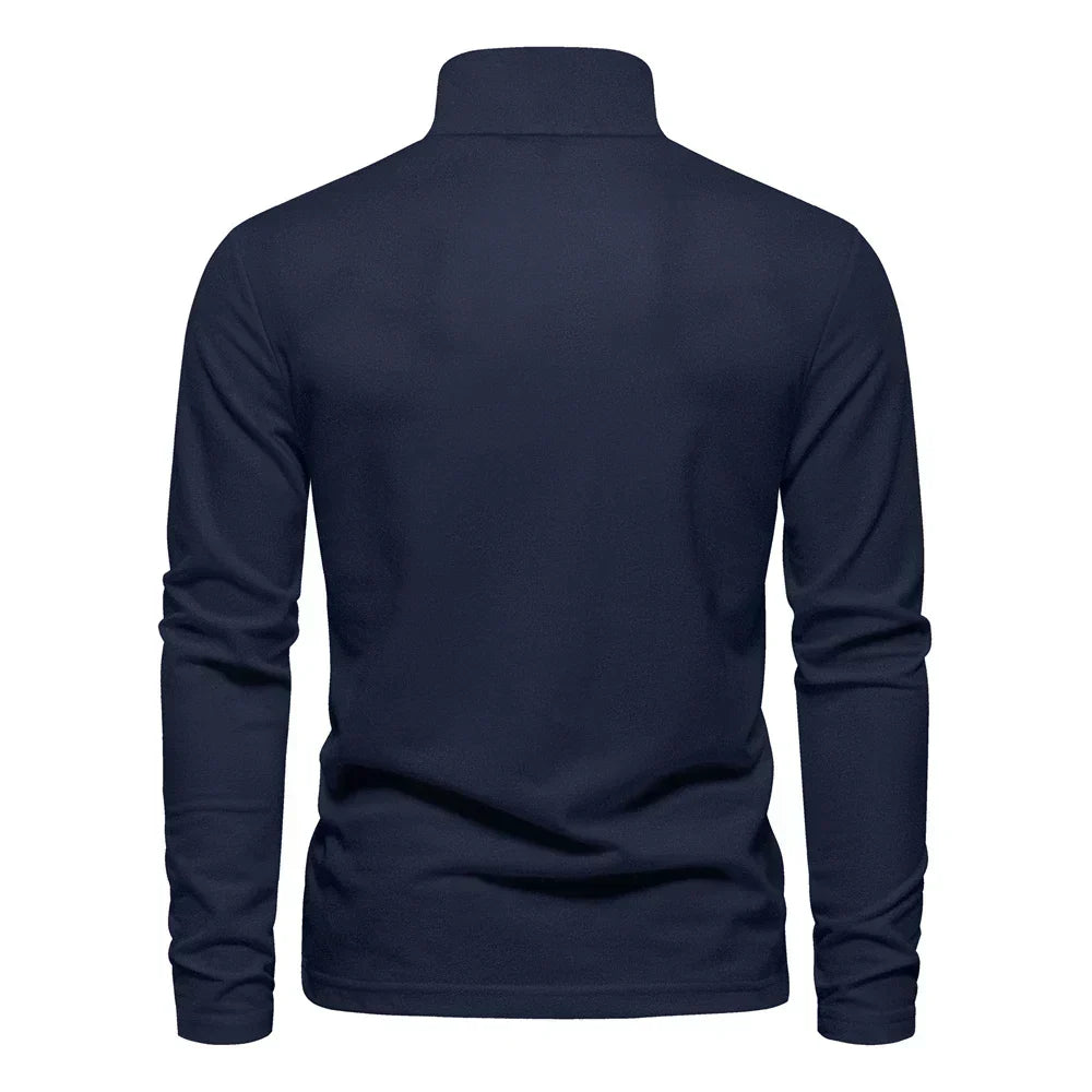 Elegantes Poloshirt Herren | Baumwolle mit Struktur & Langen Ärmeln | Zeitloser Stil für Büro & Freizeit 8