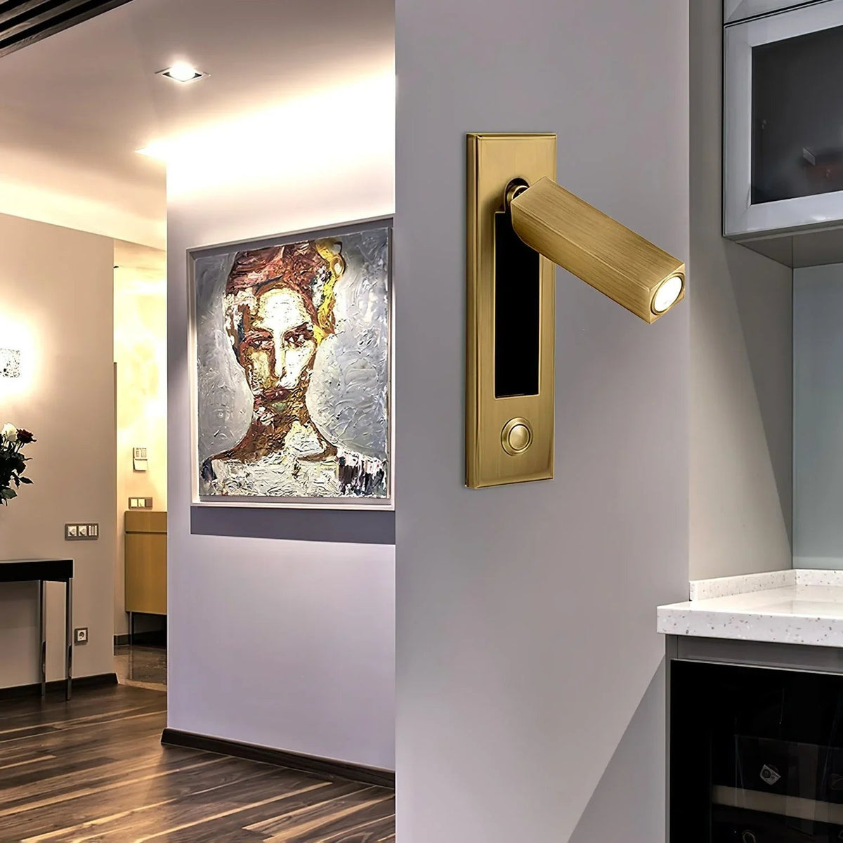 Verstellbare LED-Wandlampe Minimalistisch Schlafzimmer Beleuchtung