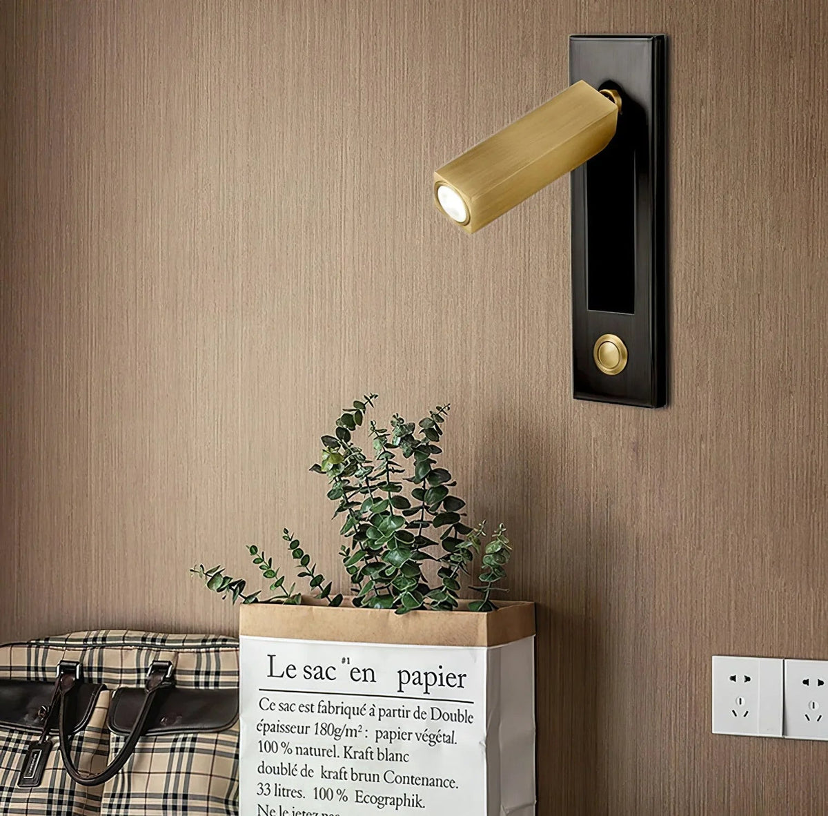 Verstellbare LED-Wandlampe Minimalistisch Schlafzimmer Beleuchtung