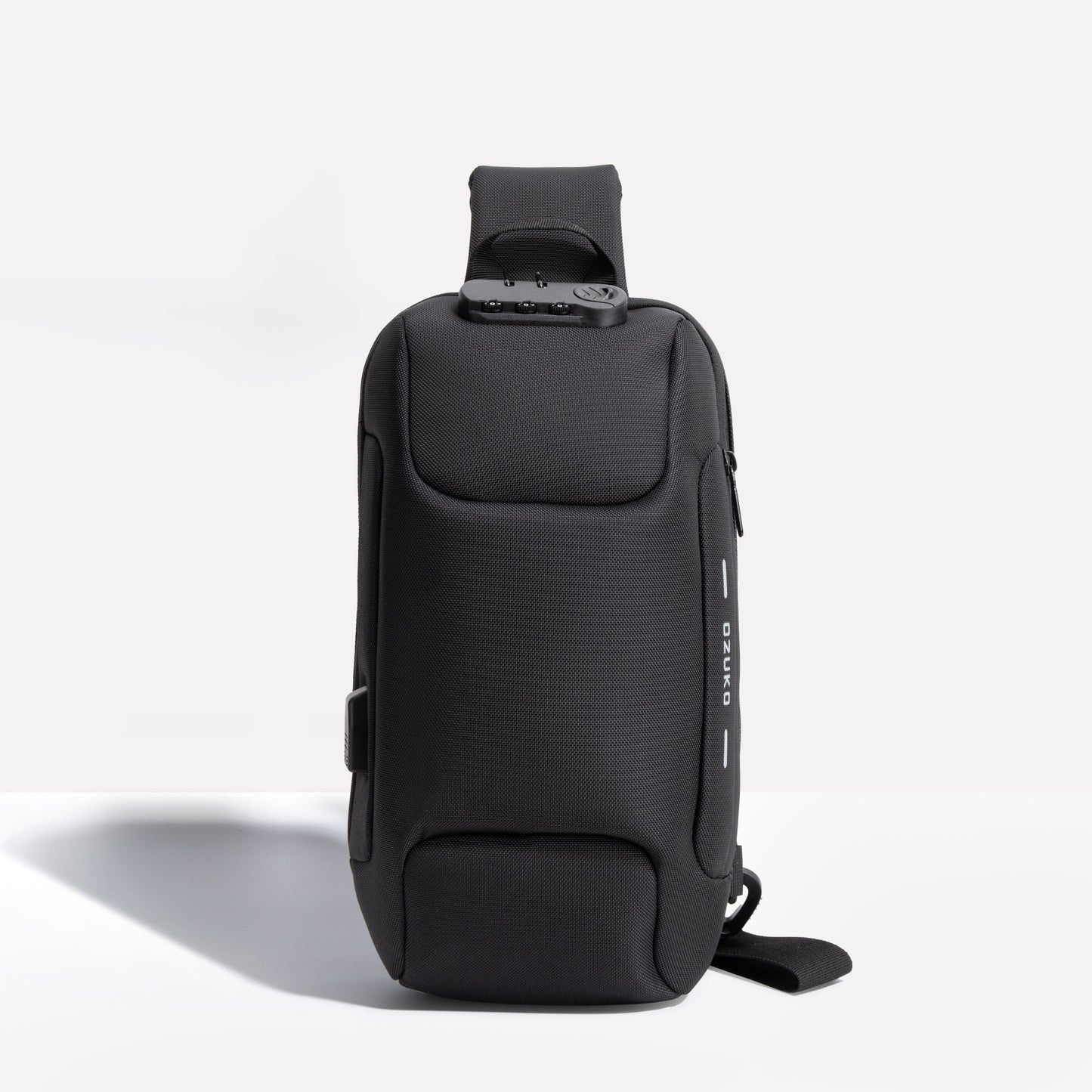 Sichere Umhängetasche Unisex mit USB-Ladeanschluss