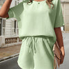 Damen Zweiteiliges Set Relaxed Fit Freizeit mit Kordelzug