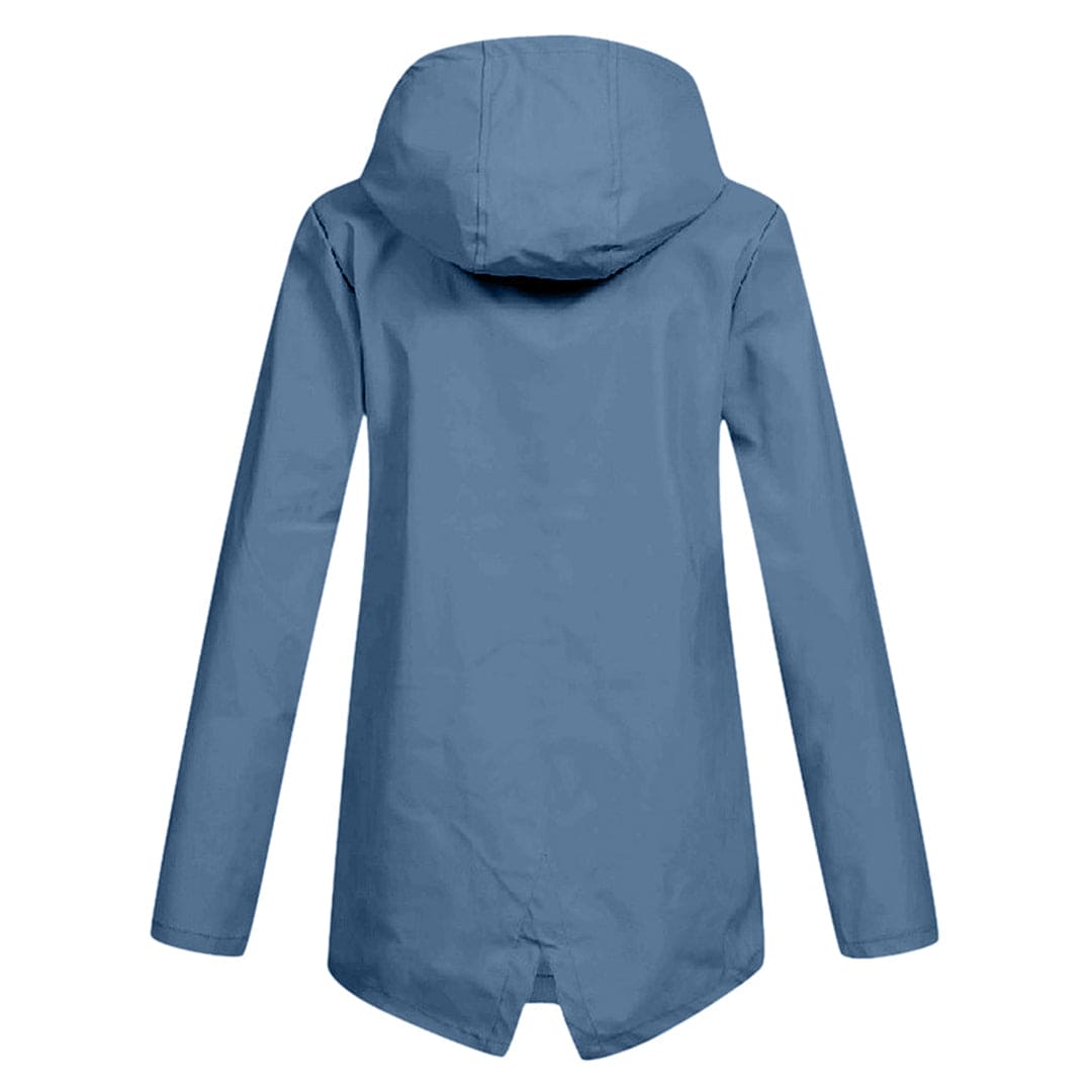 Damen Wasserdichte Jacke Regular Fit Freizeit mit Kapuze