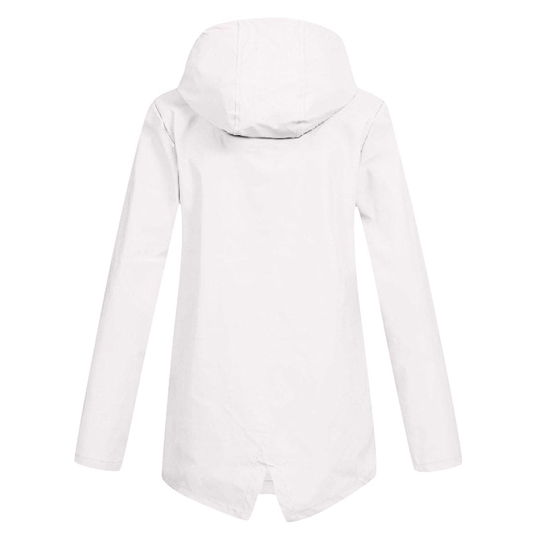 Damen Wasserdichte Jacke Regular Fit Freizeit mit Kapuze