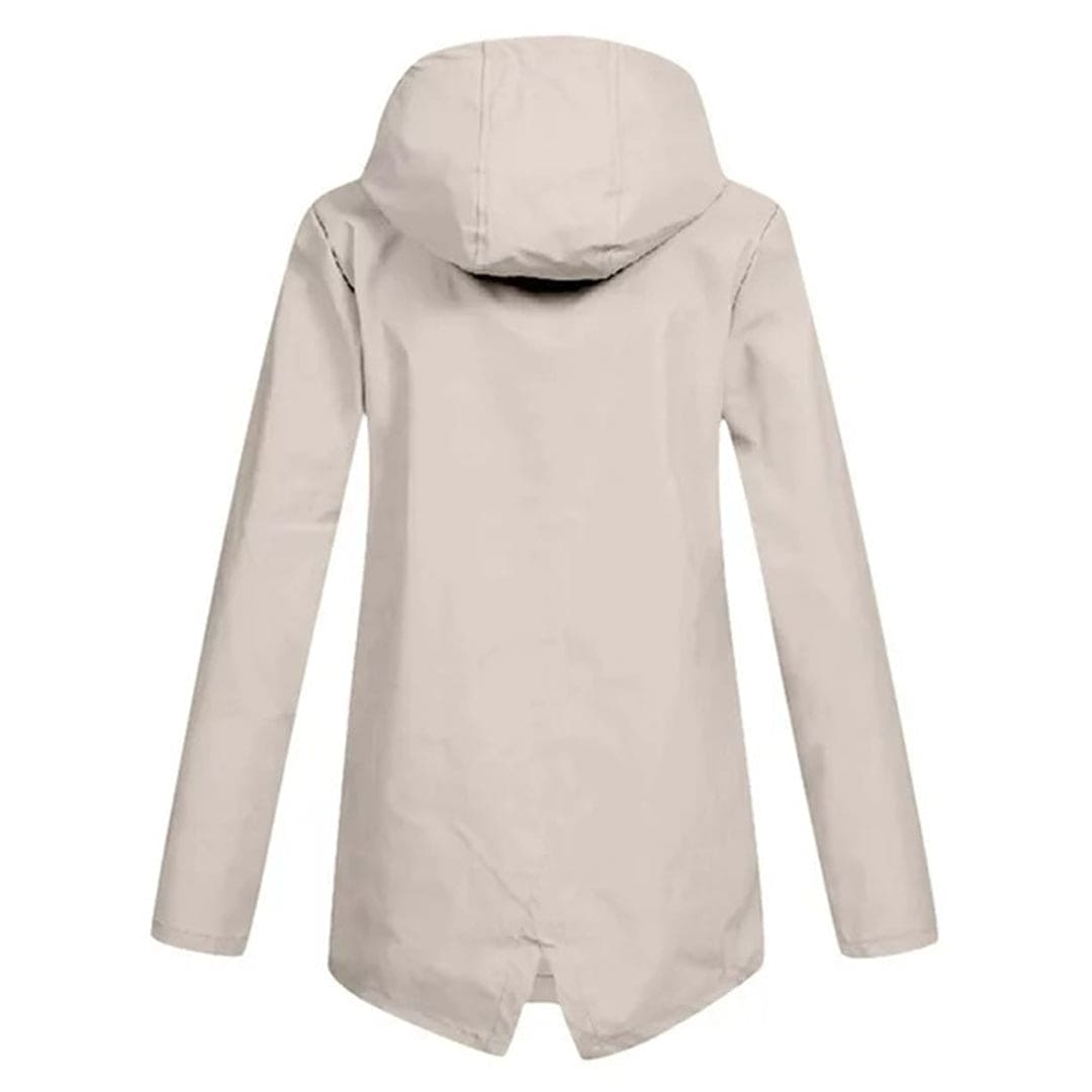 Damen Wasserdichte Jacke Regular Fit Freizeit mit Kapuze