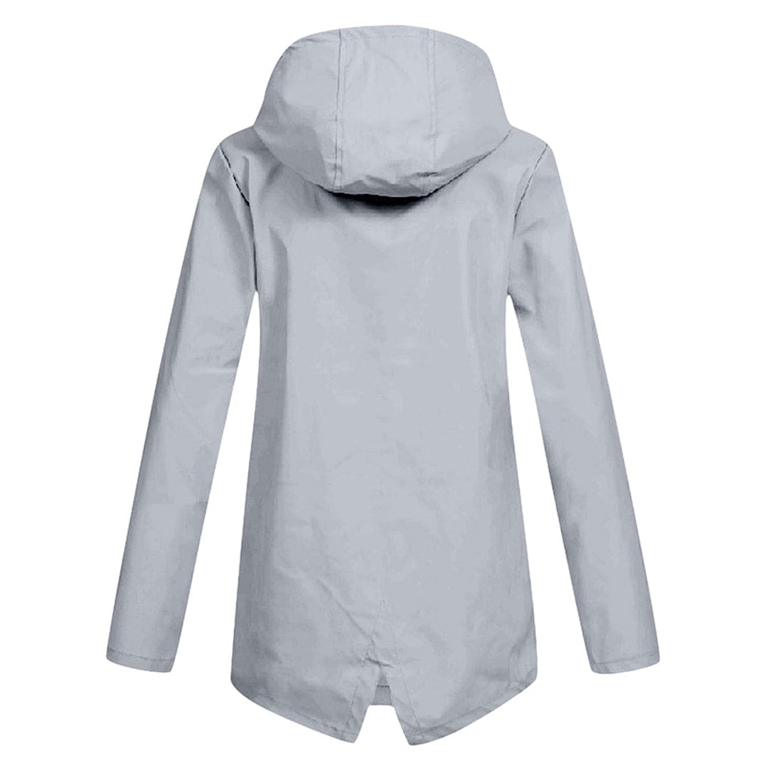 Damen Wasserdichte Jacke Regular Fit Freizeit mit Kapuze