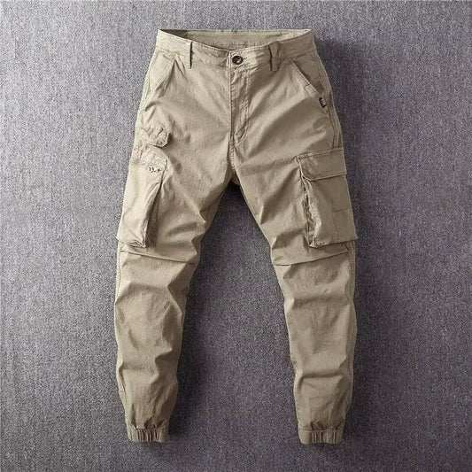 Cargo-Jogginghosen für Herren mit schmalem Schnitt und elastischen Bündchen