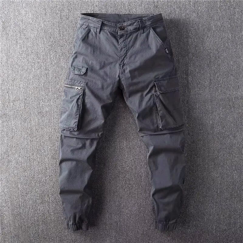 Cargo-Jogginghosen für Herren mit schmalem Schnitt und elastischen Bündchen