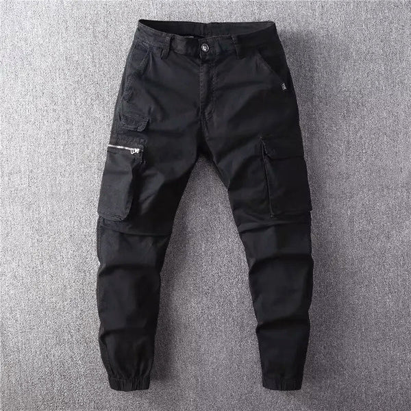 Cargo-Jogginghosen für Herren mit schmalem Schnitt und elastischen Bündchen