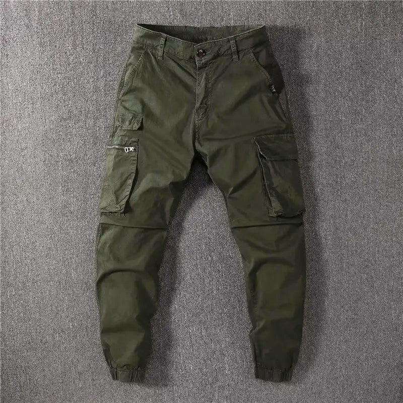 Cargo-Jogginghosen für Herren mit schmalem Schnitt und elastischen Bündchen