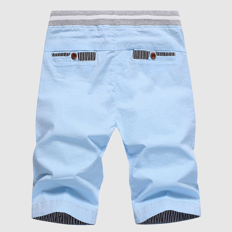 Herren Shorts für den Sommer mit elastischem Bund und Seitentaschen