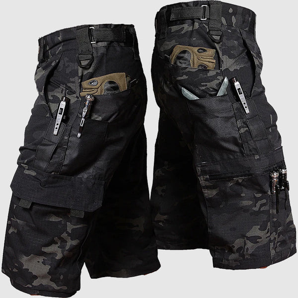 Herren Shorts mit vielseitigen Taschen für Abenteuer im Sommer