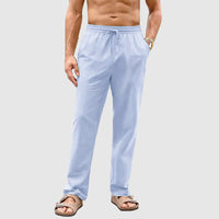 Kordelzug-Hosen für Herren mit geradem Bein in lässigem Stil