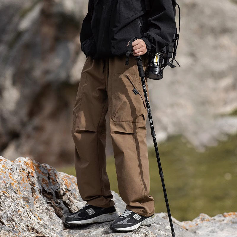 Fleecegefütterte Wanderhose Herren Relaxed Fit Freizeit