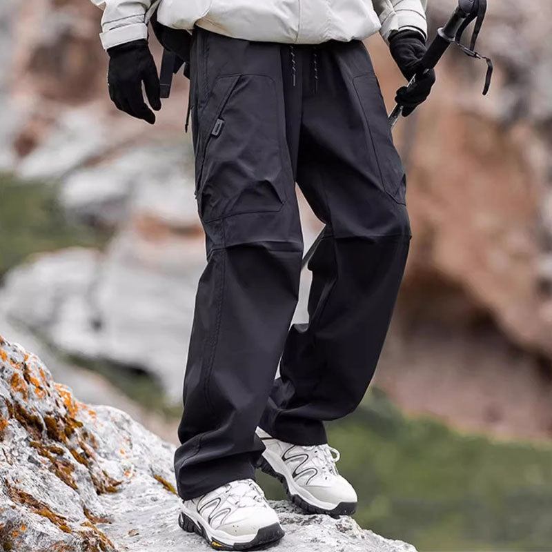 Fleecegefütterte Wanderhose Herren Relaxed Fit Freizeit