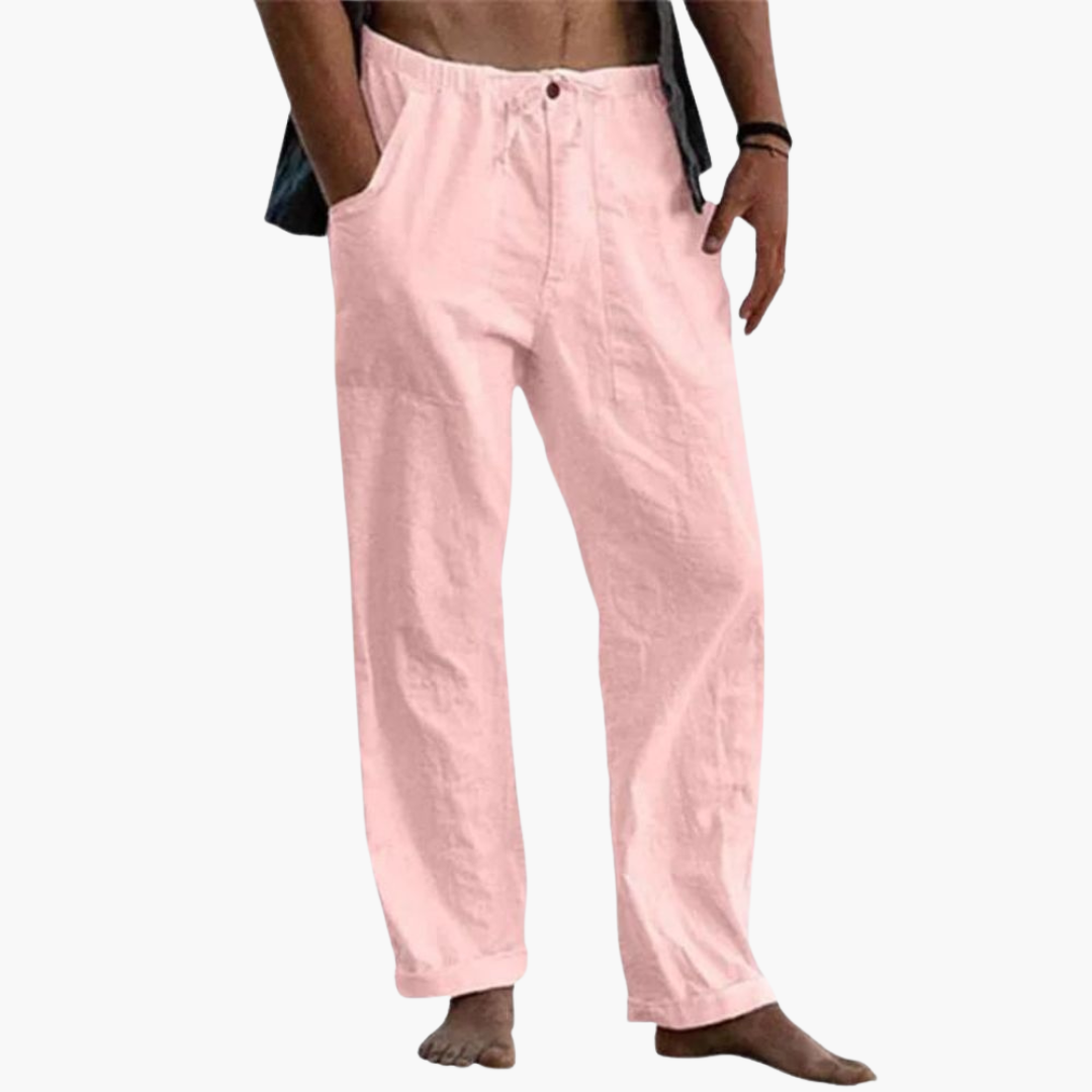 Freizeithose für Herren | Bequeme Relaxed-Fit-Hose mit Elastischem Bund | Vielseitig für Lässigen Komfort 0
