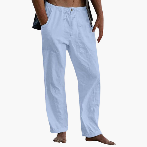 Freizeithose für Herren | Bequeme Relaxed-Fit-Hose mit Elastischem Bund | Vielseitig für Lässigen Komfort