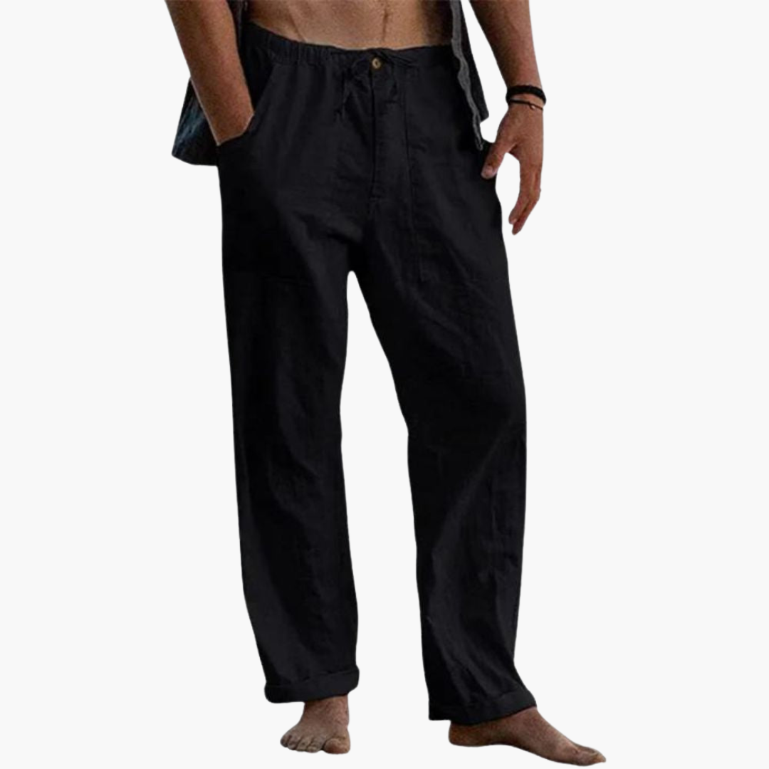 Freizeithose für Herren | Bequeme Relaxed-Fit-Hose mit Elastischem Bund | Vielseitig für Lässigen Komfort 3