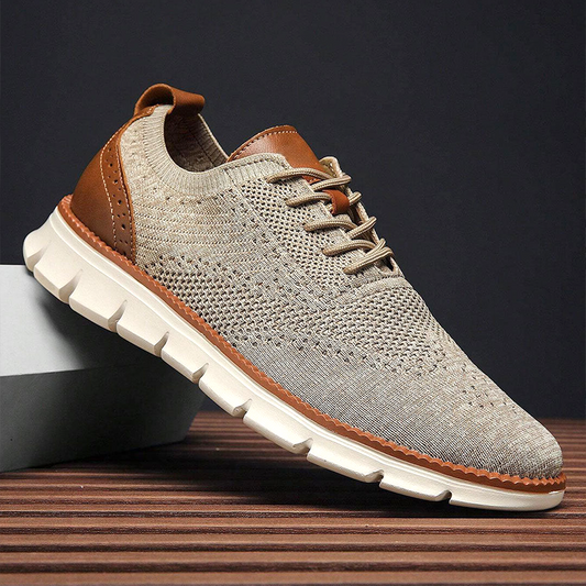 Sneakers für Herren im smart casual Stil mit atmungsaktivem Mesh-Obermaterial