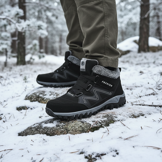 Thermoschuhe Herren Gefüttert Rutschfest Winterspaziergang